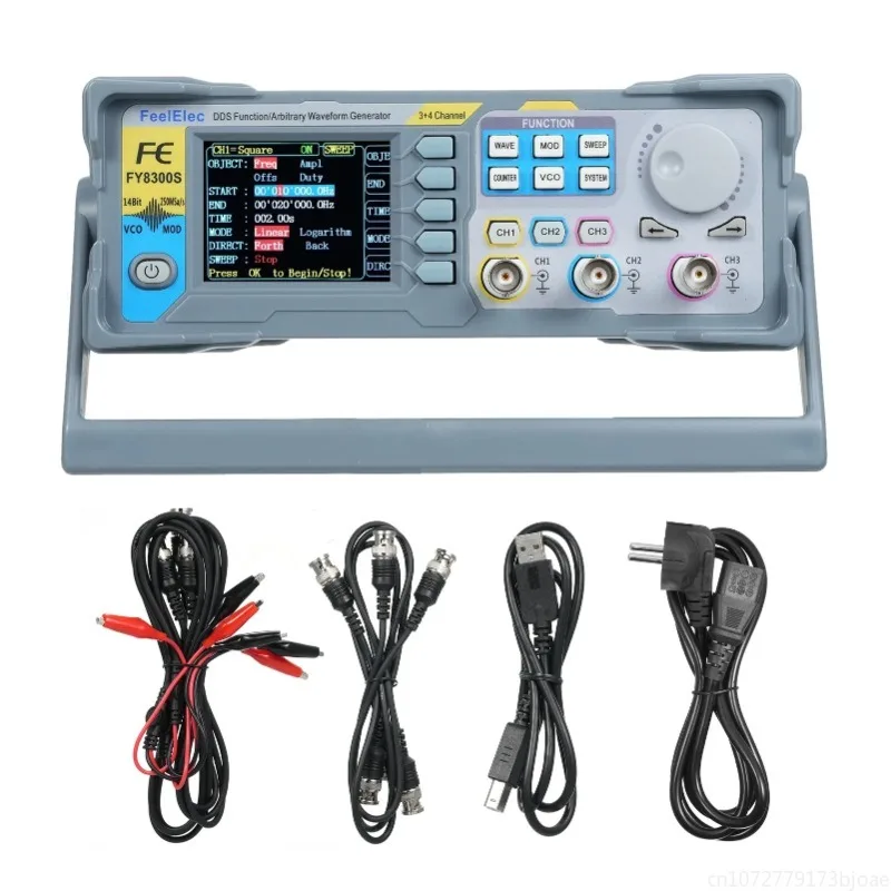 Function Arbitrary Waveform Generator - เครื่องกำเนิดสัญญาณรูปคลื่นอิสระ 3 ช่องสัญญาณ FeelElec FY8300S 60/40/20MHz