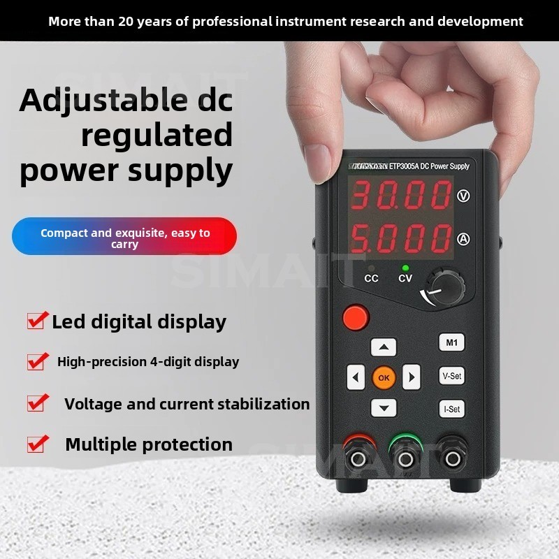 Programmable Dc Power Supply 30V 10A - แหล่งจ่ายไฟกระแสตรงขนาดเล็ก ปรับค่าได้ ตั้งโปรแกรมได้ 30V 5A 10A