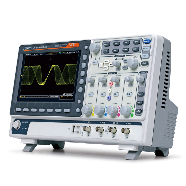 Digital Storage Oscilloscope 100Mhz - ออสซิลโลสโคปแบบดิจิตอลเก็บข้อมูล Gwinstek GDS-2000E ซีรีส์ GDS-2204E 200MHz/100MHz