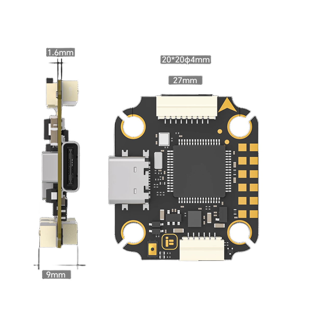 ชุดอุปกรณ์ IFlight Borg Mini F - Fpv Flight Controller F7 Stack 60A บทวิจารณ์และราคา