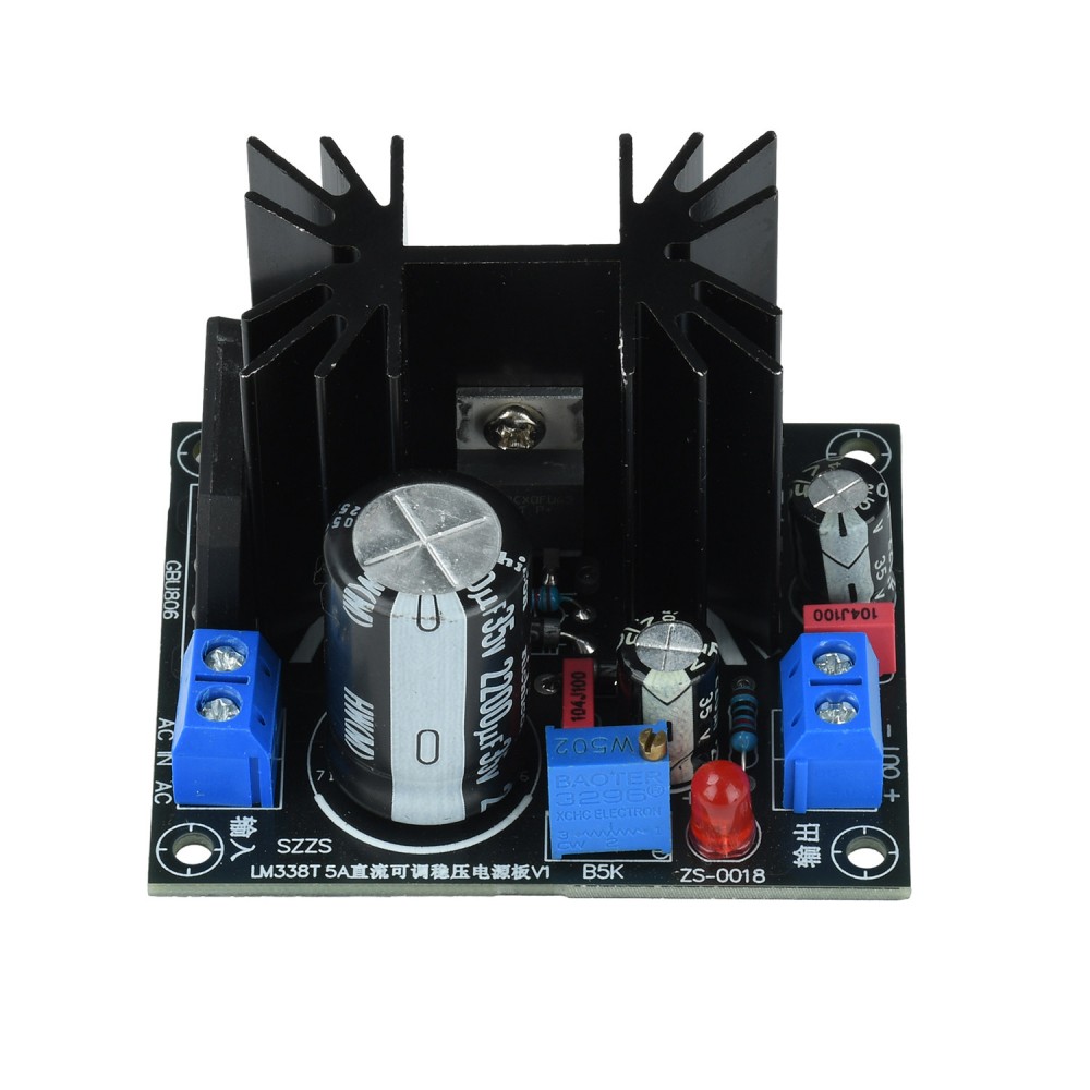 LM338T โมดูลควบคุมแรงดันไฟฟ้าแ - Linear Lab Power Supply Adjustable บทวิจารณ์และราคา